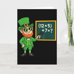 67 Grappige St. Patrick's Day Wiskunde Leraren Mem Kaart