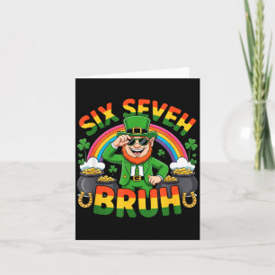 67 grappige st. patrick's day zes zeven meme  kaart