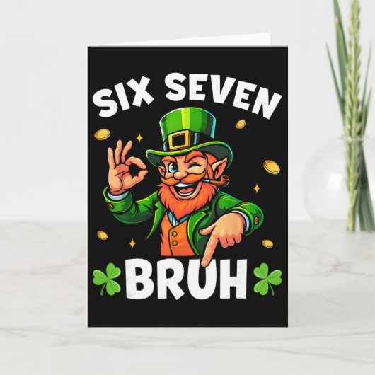 67 grappige St. Patrick's meme leprechaun jongen Kaart (Voorkant)