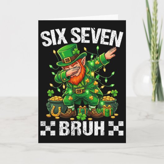 67 grappige St. Patrick's meme leprechaun jongen Kaart (Voorkant)