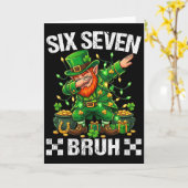 67 grappige St. Patrick's meme leprechaun jongen Kaart (Gele Bloem)
