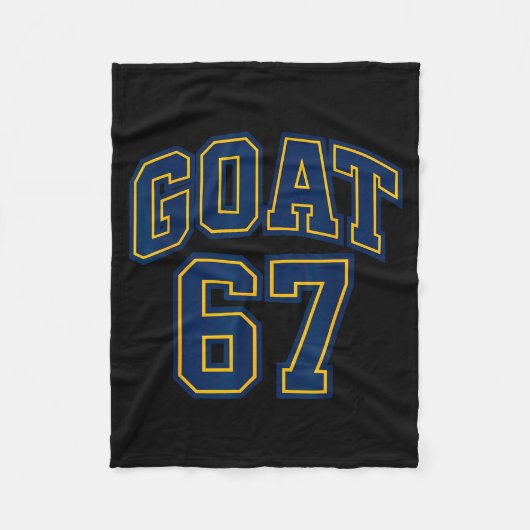 67 Grappige Zes Zeven Gen Alpha Z Meme Rizz Grappi Fleece Deken (Voorkant)