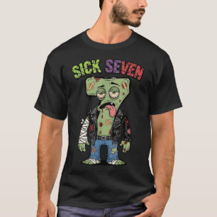 67 Grappige Zombie Zes Zeven Humor Meme Brainrot Z T-shirt