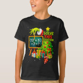 67 Green Teacher Christmas Six Seven Meme Brainrot T-shirt (Voorkant)