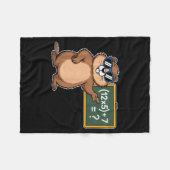 67 Groundhog Day 6-7 Meme Wiskunde Docent Zes Zeve Fleece Deken (Voorkant (Horizontaal))