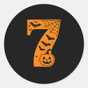 67 Halloween bijpassende tweeling jongens meisjes Ronde Sticker