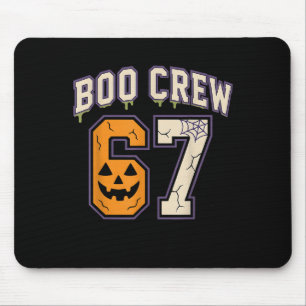67 Halloween Boo Crew Sport Jersey Brainrot Meme Muismat