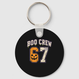 67 Halloween Boo Crew Sport Jersey Brainrot Meme Sleutelhanger