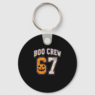 67 Halloween Boo Crew Sport Jersey Brainrot Meme Sleutelhanger