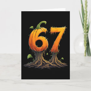 67 Halloween Brainrot Meme 6 7 Nummers Zes Zeven P Kaart
