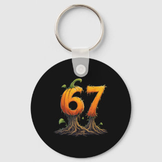 67 Halloween Brainrot Meme 6 7 Nummers Zes Zeven P Sleutelhanger