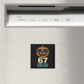 67 Halloween Bruh Pompoen 6-7 Meme Gen Alpha Jargo Magneet (Insitu (Vaatwasser))