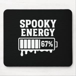 67 Halloween enge energie brainrot meme zes zeven Muismat