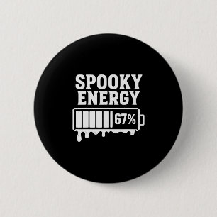 67 Halloween enge energie brainrot meme zes zeven Ronde Button 5,7 Cm