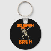 67 Halloween Funny Six Seven Meme Brainrot Pumpkin Sleutelhanger (Voorkant)