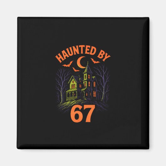 67 Halloween Kostuum Brainrot Leraar 6-7 Meme Zes Magneet (Voorkant)
