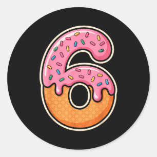 67 Halloween Kostuum Duo Overeenkomende Nummer 6 E Ronde Sticker