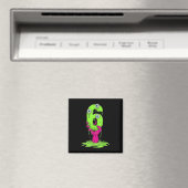 67 Halloween Kostuum Grappig Nummer 6 Zes Meme Voo Magneet (Insitu (Vaatwasser))