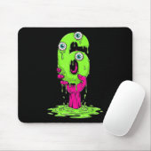 67 Halloween Kostuum Grappig Nummer 6 Zes Meme Voo Muismat (Met muis)