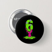 67 Halloween Kostuum Grappig Nummer 6 Zes Meme Voo Ronde Button 5,7 Cm (Voorkant /achterkant)