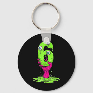 67 Halloween Kostuum Grappig Nummer 6 Zes Meme Voo Sleutelhanger