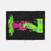 67 Halloween Kostuum Grappig Nummer 7 Zeven Meme V Fleece Deken (Voorkant (Horizontaal))