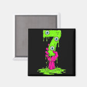 67 Halloween Kostuum Grappig Nummer 7 Zeven Meme V Magneet (Voorkant / Achterkant)