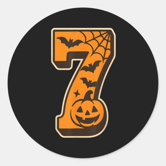 67 Halloween Matching Twin Boys Meisjes Broers Sis Ronde Sticker (Voorkant)