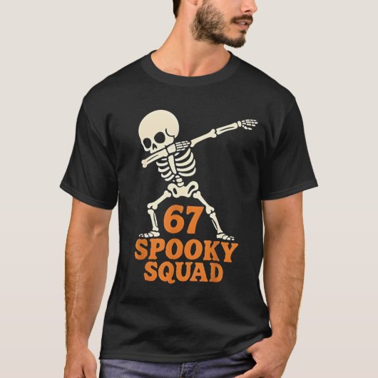 67 Halloween Meme 6 7 Numbers Six Seven Funny Kids T-shirt (Voorkant)