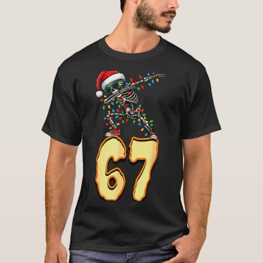 67 Halloween Meme 6 7 Numbers Six Seven Funny Kids T-shirt (Voorkant)