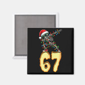 67 Halloween Meme 6 7 Nummers Zes Zeven Grappige K Magneet (Voorkant / Achterkant)