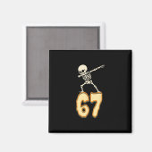 67 Halloween Meme 6 7 Nummers Zes Zeven Grappige K Magneet (Voorkant / Achterkant)