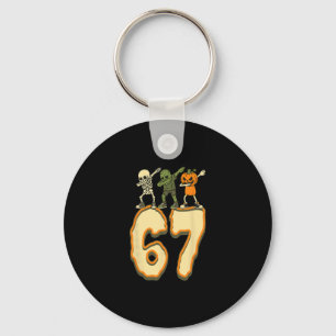 67 Halloween Meme 6 7 Nummers Zes Zeven Grappige K Sleutelhanger