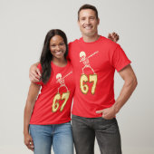 67 Halloween Meme 6 7 Nummers Zes Zeven Grappige K T-shirt (Unisex)