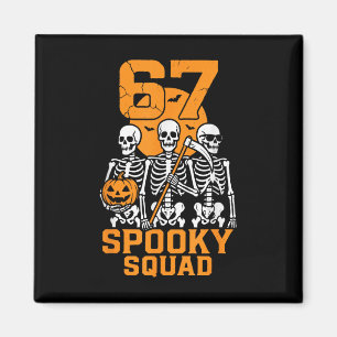 67 Halloween Meme 6 7 Nummers Zes Zeven Kinderen S Magneet