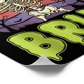 67 Halloween Meme 6 7 Skelet Zes Zeven Nummers F Poster (Hoek)