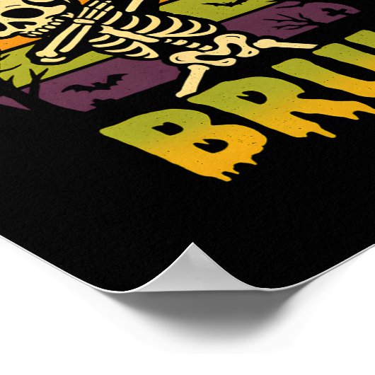 67 Halloween Meme 6 7 Skeleton Six Seven Numbers F Poster (Hoek)