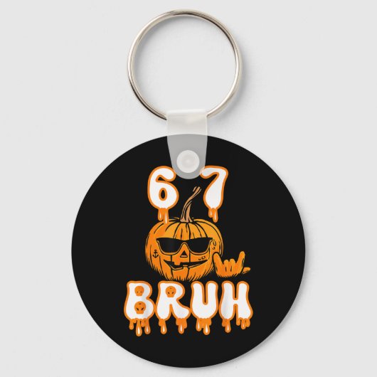 67 Halloween Meme Brainrot Kostuum Kinderen 6-7 Ze Sleutelhanger (Voorkant)