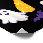 67 Halloween-meme Grappige Zes Zeven Halloween-kos Poster (Hoek)