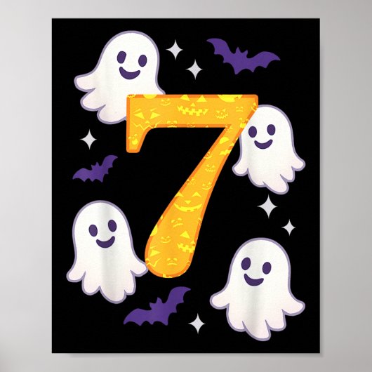 67 Halloween-meme Grappige Zes Zeven Halloween-kos Poster (Voorkant)