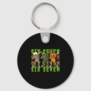 67 Halloween Meme Zes Zeven Dabbing Skelet Zombie Sleutelhanger