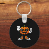67 Halloween Pompoen Grappig Brainrot Meme Kindere Sleutelhanger (Voorkant)