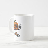 67 Halloween Pompoen Grappige Brainrot Meme Kinder Koffiemok (Voorkant links)