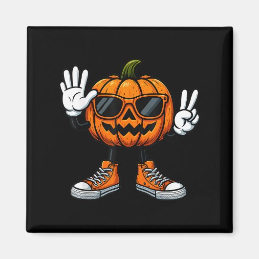 67 Halloween Pompoen Grappige Brainrot Meme Kinder Magneet (Voorkant)