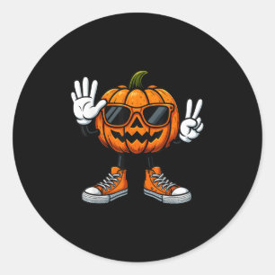 67 Halloween Pompoen Grappige Brainrot Meme Kinder Ronde Sticker