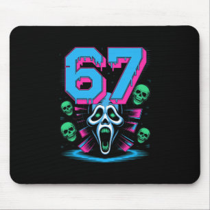 67 Halloween Scp Horror Gezicht Griezelig Kostuum Muismat