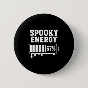 67 Halloween Soky Energie Brainrot Meme Zes Zeven Ronde Button 5,7 Cm