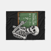67 Halloween Wiskunde Grappig Zes Zeven Meme Brain Fleece Deken (Voorkant (Horizontaal))