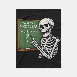 67 Halloween Wiskunde Grappig Zes Zeven Meme Brain Fleece Deken