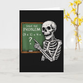 67 Halloween Wiskunde Grappig Zes Zeven Meme Brain Kaart (Gele Bloem)